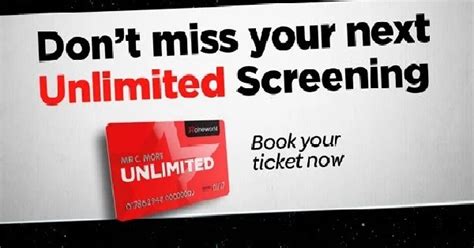 Cineworld Unlimited screenings in February and March .